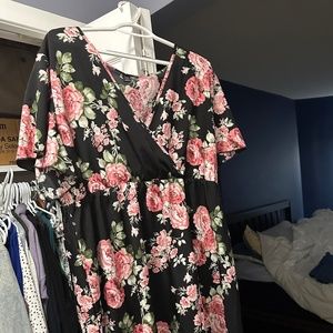 Shein Curve Floral Summer Dress